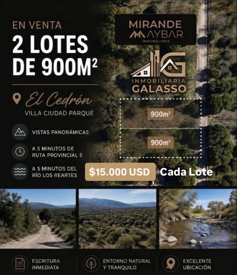 LOTES EN VILLA CIUDAD PARQUE