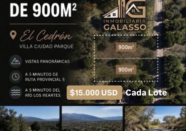 LOTES EN VILLA CIUDAD PARQUE